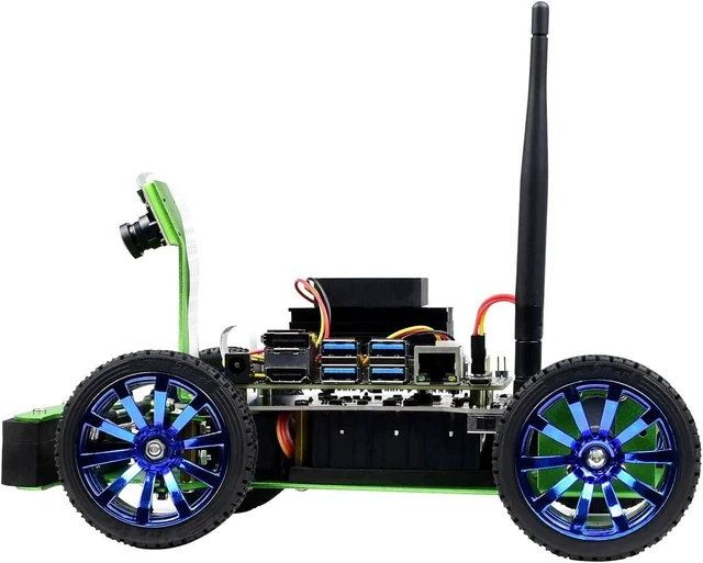 Main image of Waveshare AI Racing Robot Powered by Jetson Nano (Included) (29 Items)