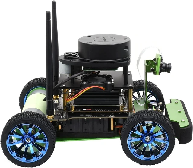 Main image of Waveshare JetRacer Professional Version ROS AI Kit, Dual Controllers AI Robot, Lidar Mapping, Vision Processing, Includes Waveshare Jetson Nano Dev Kit 4GB (NOT Support Nano 2GB)