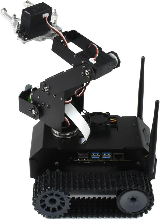 Main image of Waveshare JETANK AI Kit, AI Tracked Mobile Robot, AI Vision Robot, Includes Waveshare Jetson Nano Dev Kit 4GB (NOT Support Nano 2GB)