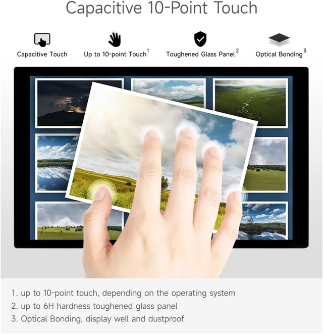 Alt view image 6 of 7 - waveshare 10.1inch Capacitive Touch Display Compatible with Raspberry Pi 5/4B/3B+/3A+, CM3/3+/4*, 1280×800, IPS, DSI Interface