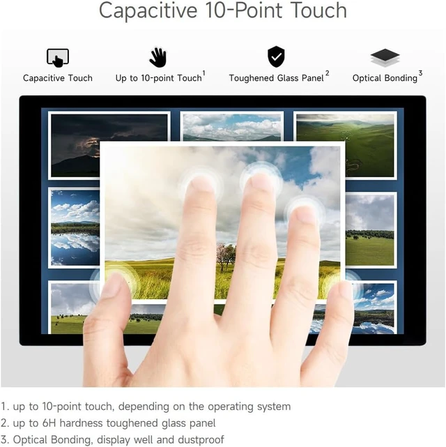 Alt view image 5 of 7 - waveshare 8inch Capacitive Touch Display Compatible with Raspberry Pi 5/4B/3B+/3A+ and CM3/3+/4 1280×800 Resolution IPS DSI Interface