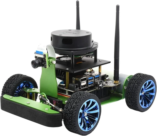 Main image of Waveshare JetRacer Professional ROS AI Kit Dual Controllers AI Robot, Lidar Mapping, Vision Processing, Accessories Only (Jetson Nano Dev Kit Not Included)