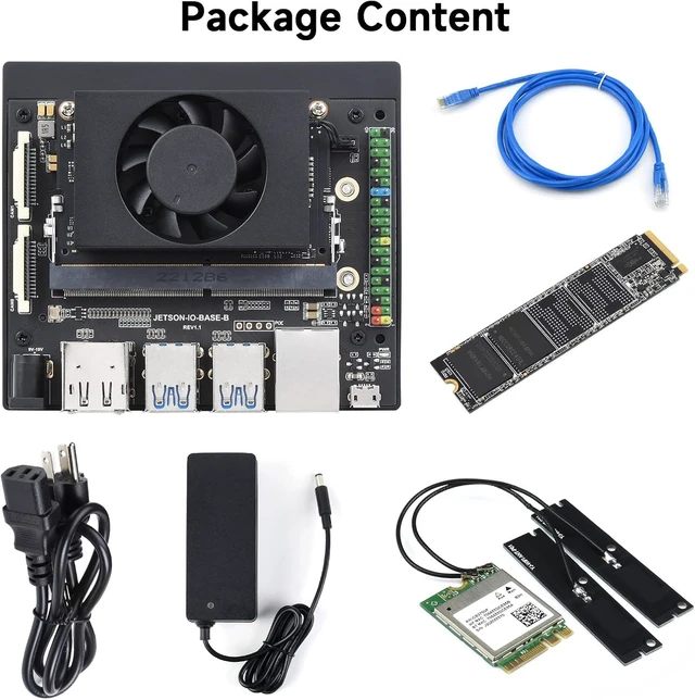 Alt view image 2 of 7 - Waveshare Jetson TX2 NX Development Kit Deep Learning and Edge Computing