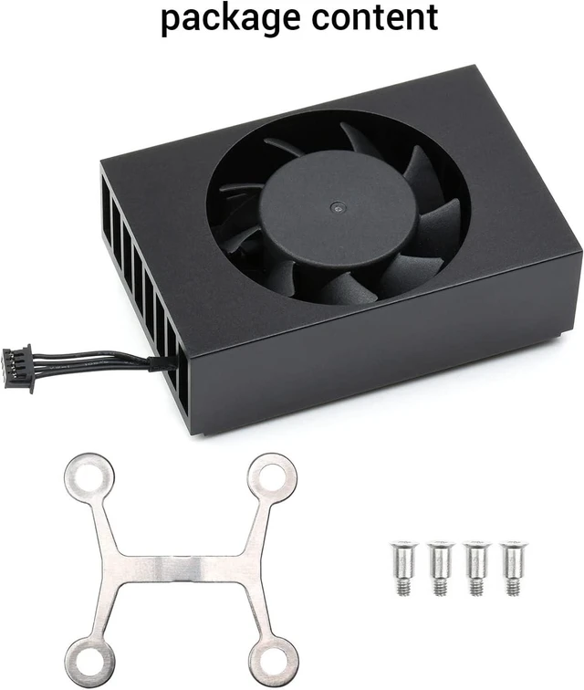 Alt view image 2 of 7 - Waveshare Dedicated Cooling Speed-Adjustable Fan Compatible with Jetson TX2 NX Module with Elastic Bracket and Height-Limited Screws