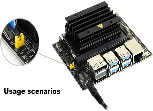 Alt view image 2 of 3 - Waveshare Kit Acce A for Jetson Nano Developer Kit B01 Bundle with Memory Card+Card Reader+Jumper Cap+US Power Adapter