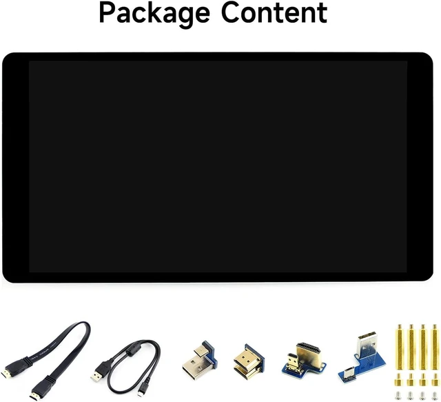 Alt view image 2 of 6 - waveshare 5.5inch 2K Capacitive Touch LCD Display Compatible with Raspberry Pi 5/4B/3B+/Pi 3B/Zero 2w/Zero w and CM4 Supports Windows 11/10/8.1/8/7,wihout Case