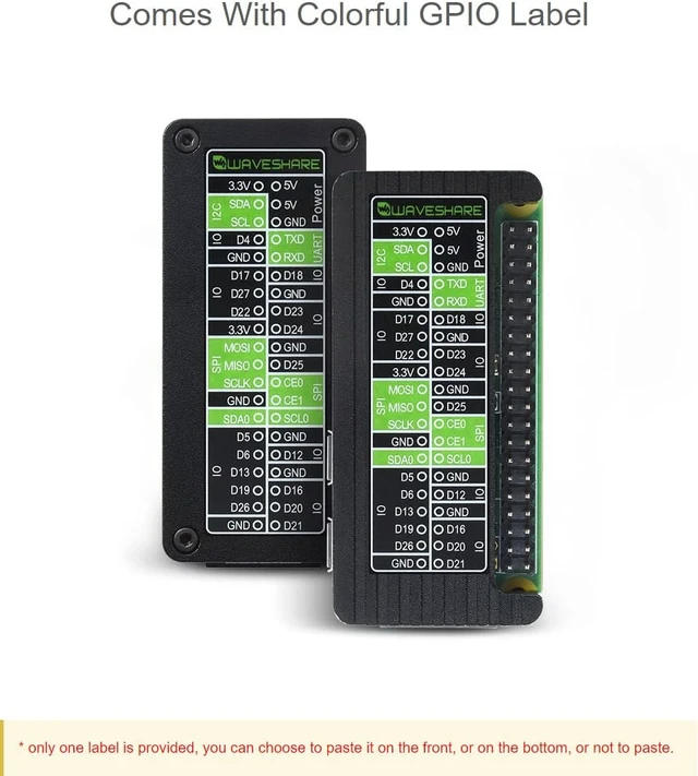 Alt view image 6 of 7 - Waveshare Aluminum Alloy Protection Case Compatible with Zero/Zero W/Zero 2 W