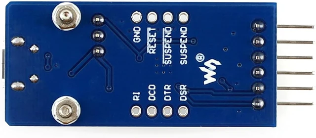 Alt view image 4 of 4 - Waveshare Accessory Board Features Single-chip USB to UART Bridge Onboard