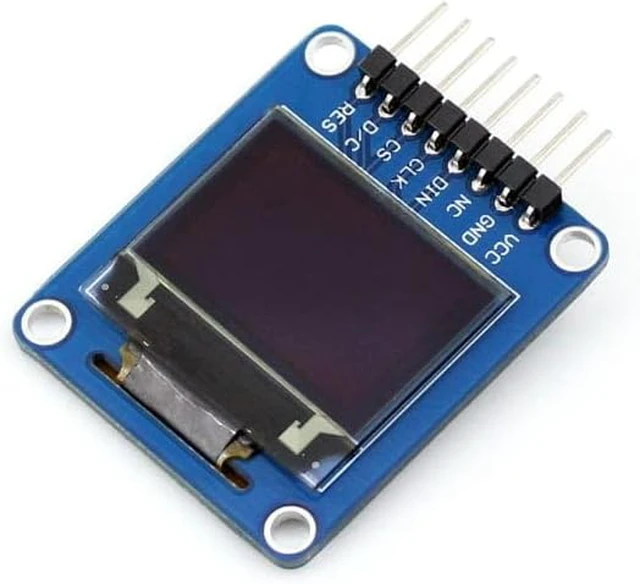 Alt view image 2 of 3 - Waveshare 0.95inch RGB OLED Display, 96×64 Resolution 65K Colors Display Module with Curved/Horizontal Pinheader for Raspberry/Jetson Nano/STM32