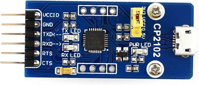 Alt view image 3 of 4 - Waveshare Accessory Board Features Single-chip USB to UART Bridge Onboard