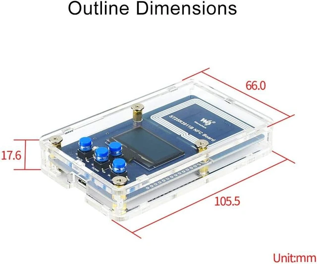 Alt view image 6 of 6 - Waveshare ST25R3911B NFC Evaluation Kit Ideal for Refreshing Passive NFC-Powered E-Papers