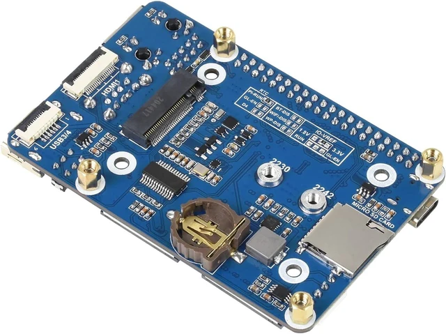 Alt view image 2 of 7 - Waveshare Mini Base Board Type B for Raspberry Pi Compute Module 4