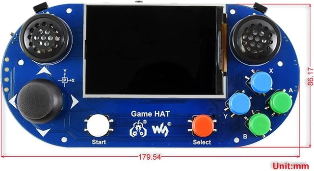 Alt view image 4 of 6 - Waveshare Portable Classic Game Console for Raspberry Pi 4B/3B+/3B etc.