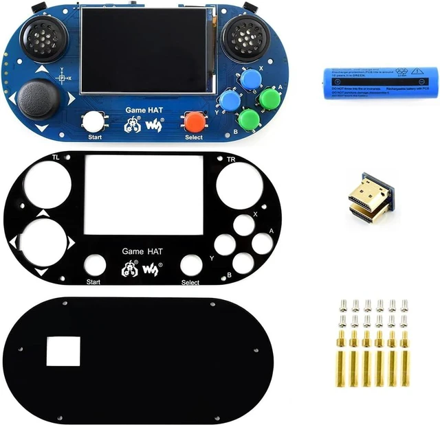 Alt view image 2 of 6 - Waveshare Portable Classic Game Console for Raspberry Pi 4B/3B+/3B etc.