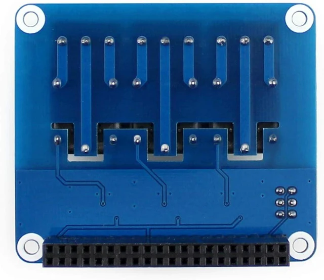 Alt view image 2 of 4 - Waveshare Expansion Board Power Relay Board Module Kit Compatible with Raspberry Pi 3 2 A+ B+ 2B 3B,Remote Control Make Home Appliances Intelligent