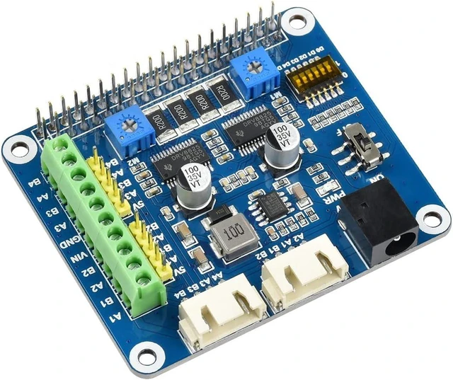 Alt view image 2 of 5 - Waveshare Stepper Motor Board Compatible with Raspberry Pi to Drives Two Stepper Motors
