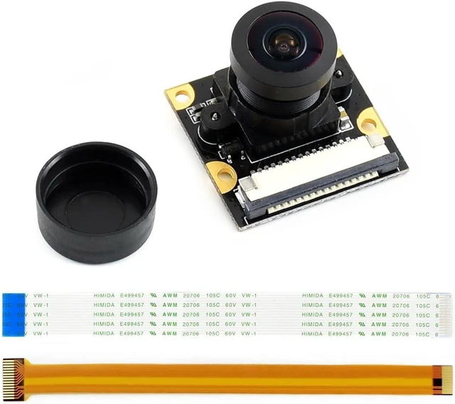 Main image of Waveshare IMX219-160 Camera, Compatible with Raspberry Pi 5, Applicable for Jetson Nano, 8 Megapixels, 160° FOV