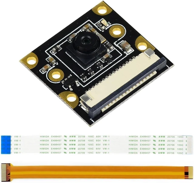 Main image of waveshare IMX219 Camera Compatible with Jetson Nano/Jetson Xavier NX Supports CM3/3+/4 8 Megapixels 77° FOV
