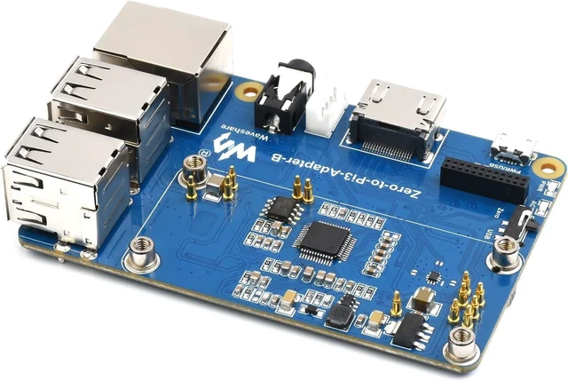 Main image of Waveshare Adapter (B) for Zero 2W to Become an Alternative Solution for Raspberry Pi 3 Model B/B+