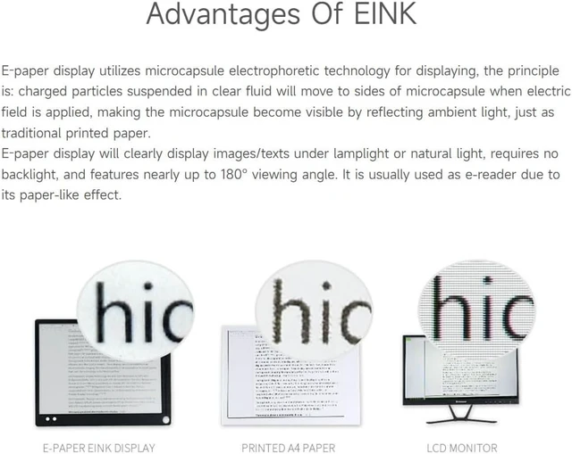 Alt view image 4 of 7 - Waveshare 7.5inch E-Paper, 800×480 Pixels Red/Black/White 3Colors Raw Display(Without PCB) for Price Tags, Shelf Labels, Industrial Instruments