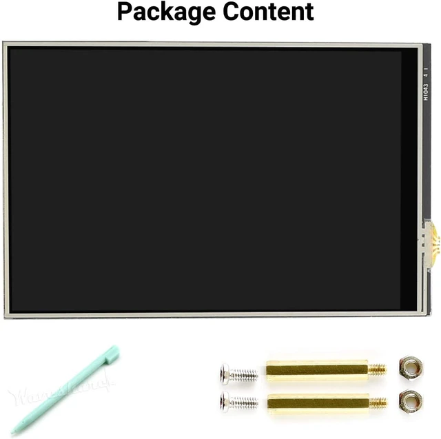 Alt view image 3 of 6 - Waveshare 4inch Resistive Touch Screen TFT LCD Display 480x320 Compatible with Raspberry Pi 4B/3B+/3A+/3B/2B/1B+/1A+ Directly-Pluggable