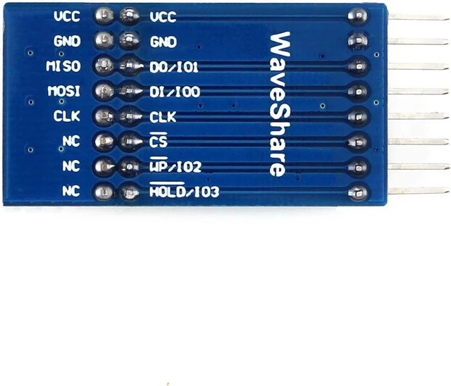 Alt view image 2 of 5 - Waveshare Onboard Serial NOR Flash Memory W25Q128JV DataFlash Module Supports STM32F7 Series Quad-SPI Interface