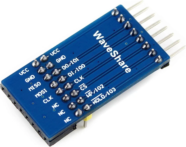 Alt view image 3 of 5 - Waveshare Onboard Serial NOR Flash Memory W25Q128JV DataFlash Module Supports STM32F7 Series Quad-SPI Interface