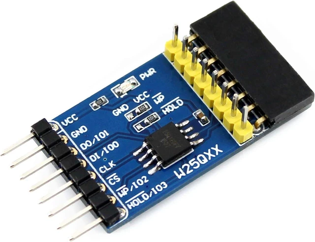 Alt view image 4 of 5 - Waveshare Onboard Serial NOR Flash Memory W25Q128JV DataFlash Module Supports STM32F7 Series Quad-SPI Interface
