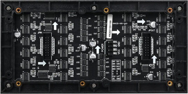 Alt view image 2 of 7 - Waveshare RGB Full-Color LED Supports Raspberry Pi Pico/ ESP32 Matrix Panel