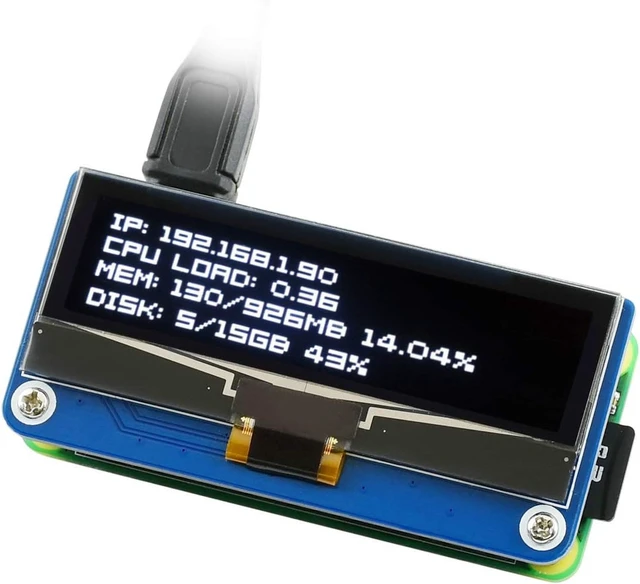 Alt view image 2 of 5 - Waveshare 2.23inch OLED Compatible with Raspberry Pi/Jetson Nano