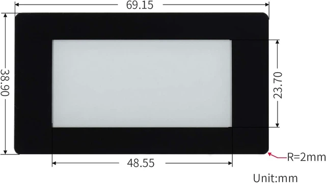 Alt view image 3 of 6 - Waveshare 2.13inch Touch e-Paper Compatible with Raspberry Pi 4B/ 3B+/ 3A+/ 3B/ 2B/ 1B+/ 1A+/ Zero 2 W/Zero W/Zero