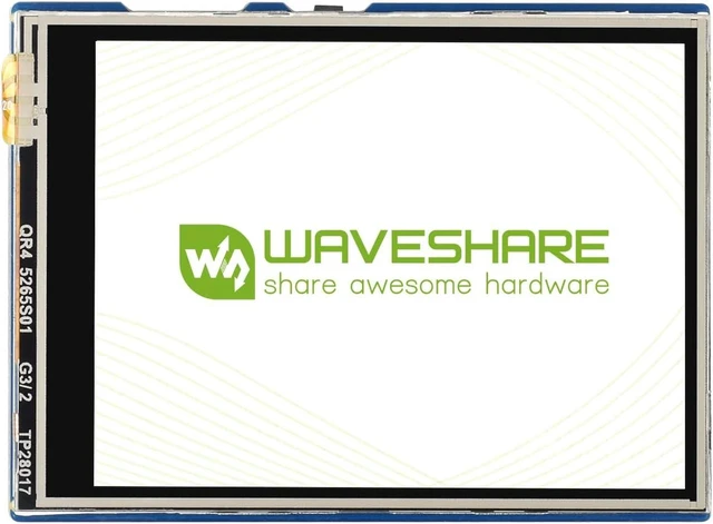 Main image of waveshare 2.8inch Touch Display Module for Raspberry Pi Pico 262K Colors 320×240 Pixels Resistive Touch Controller XPT2046 ST7789 Driver Using SPI Bus