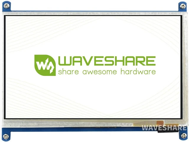 Alt view image 7 of 7 - waveshare Capacitive Touch Screen HDMI LCD 7inch Type B Without Back Case Compatible with Raspberry Pi 4B/3B+/3B etc. Support PC Windows 11/10/8.1/8/7
