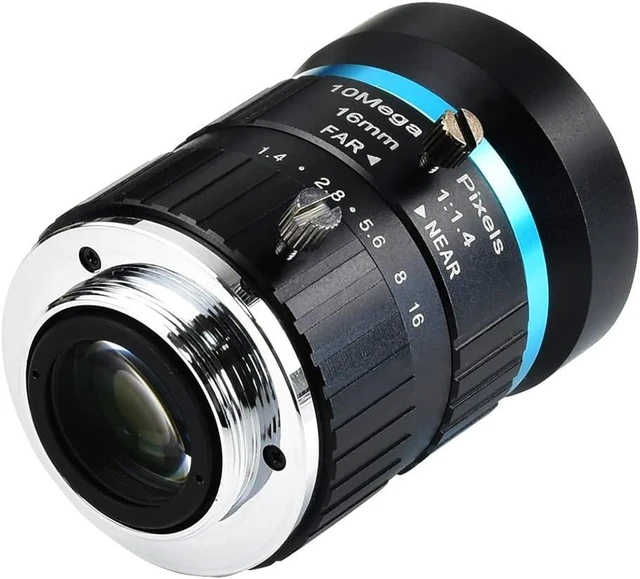 Alt view image 2 of 7 - Waveshare Industrial Telephoto Lens 16mm Focal Length Compatible with Raspberry Pi Camera