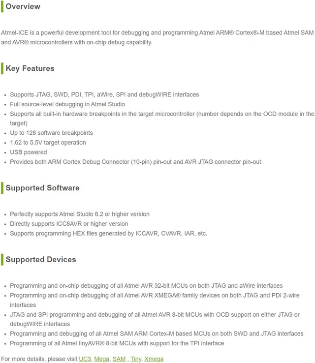 Alt view image 3 of 5 - Waveshare Powerful Development Tool for Debugging and Programming Atmel SAM and AVR Microcontrollers