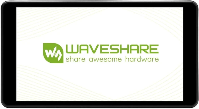 Main image of waveshare Capacitive Touch AMOLED HDMI Display in 5.5inch with Toughened Glass Panel and Black Protection Case Only for Raspberry Pi 4B Model B