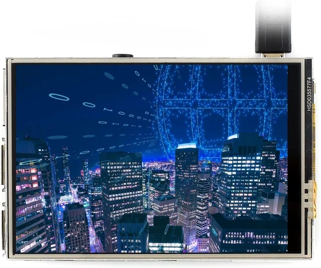 Main image of Waveshare 3.5inch RPi LCD,480×320 Resolution Resistive Touch Display for Raspberry Pi(All Versions)