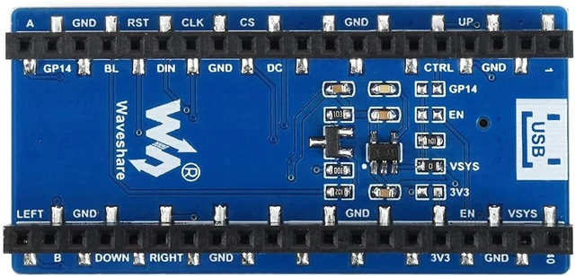 Alt view image 2 of 5 - Waveshare 0.96inch LCD 160×80 Pixels 65K Colors Display Module Compatible with Raspberry Pi Pico
