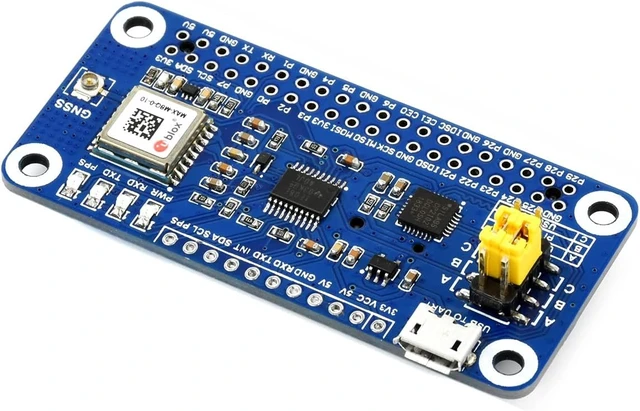 Alt view image 2 of 7 - Waveshare MAX-M8Q GNSS HAT for Raspberry Pi with Multi-Constellation Receiver Support and Support Augment Systems Like SBAS QZSS IMES and D-GPS