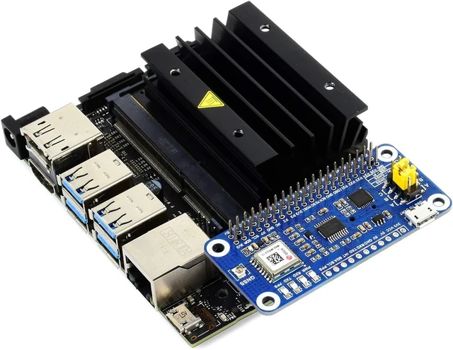 Alt view image 7 of 7 - Waveshare MAX-M8Q GNSS HAT for Raspberry Pi with Multi-Constellation Receiver Support and Support Augment Systems Like SBAS QZSS IMES and D-GPS