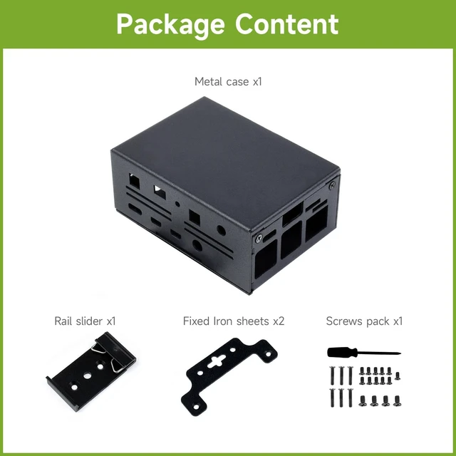 Alt view image 2 of 7 - Waveshare Protection Case Kit for M.2 to 4G/5G HAT Case Only