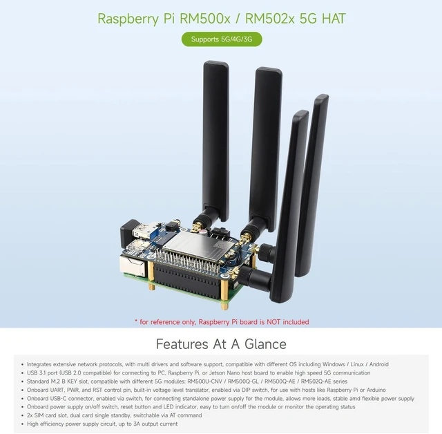 Alt view image 3 of 7 - Waveshare Protection Case Kit for M.2 to 4G/5G HAT Case Only