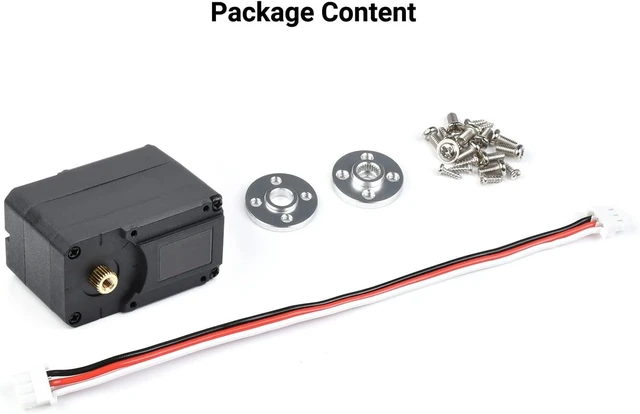 Alt view image 2 of 7 - Waveshare 30KG Serial Bus Servo High Precision and Torque with Programmable 360 Degrees Magnetic Encoder Two-Way Feedback Servo/Motor Mode Switchable