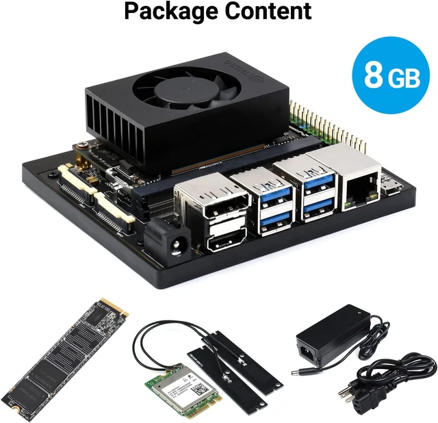 Alt view image 2 of 7 - Waveshare NX Development Board Based On Jetson Xavier NX Alternative Solution for Jetson Xavier NX Developer Kit Includes Jetson Xavier NX 8GB Module 128GB NVMe