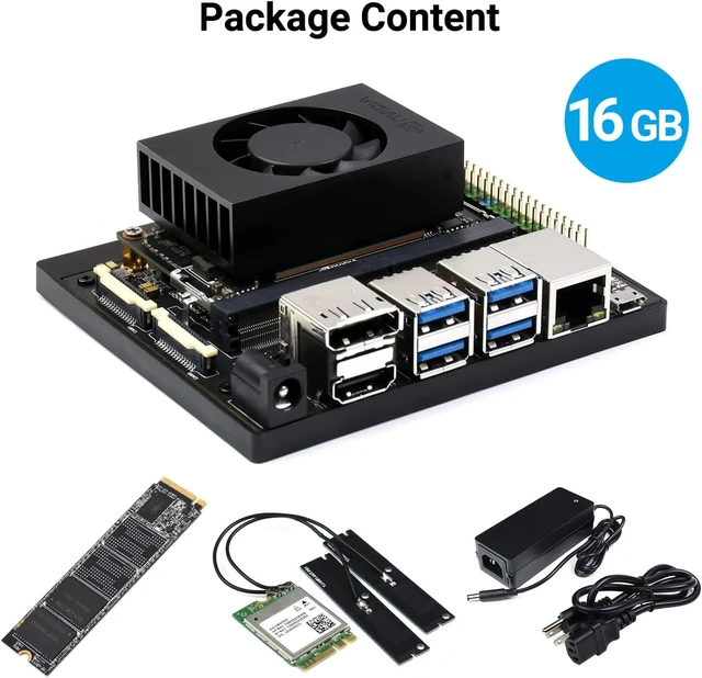 Alt view image 2 of 7 - Waveshare NX Development Board Based On Jetson Xavier NX Alternative Solution for Jetson Xavier NX Developer Kit Includes Jetson Xavier NX 16GB Module 128GB NVMe