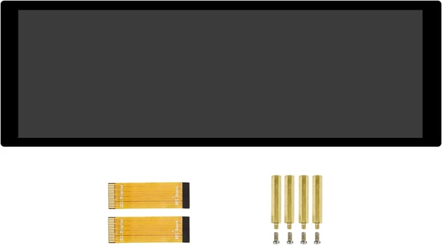 Alt view image 2 of 7 - waveshare 7.9inch Capacitive Touch Display Compatible with Raspberry Pi 5/4B/3B+/3A+/CM3/3+/4 400×1280 Resolution IPS DSI Interface