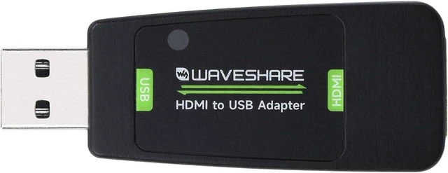 Main image of Waveshare USB Port High Definition HDMI Video Capture Card for Gaming/Streaming/Cameras HDMI to USB No Driver Required