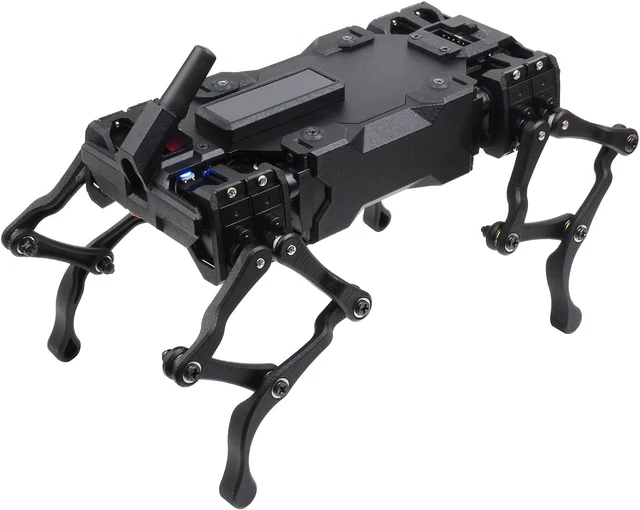 Main image of Waveshare WAVEGO 12-DOF Bionic Dog-Like Robot Open Source for ESP32 and PI4B Facial Recognition Color Tracking Motion Detection Basic Kit (19 Items)