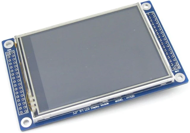 Alt view image 3 of 5 - Waveshare 3.2 Inch 320 * 240 DOTS Multicolor Graphic LCD with Touch Screen and Stand-Alone Controllers