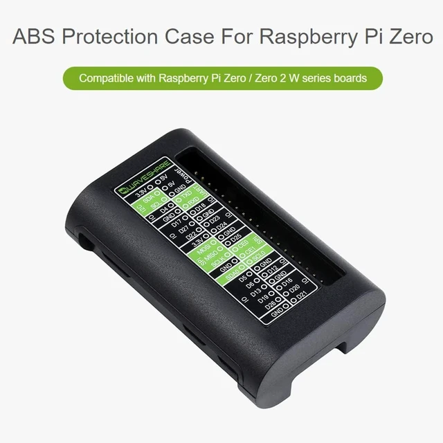 Alt view image 3 of 7 - Waveshare ABS Protection Case for Raspberry Pi Zero Series Fits for Zero/Zero 2 W